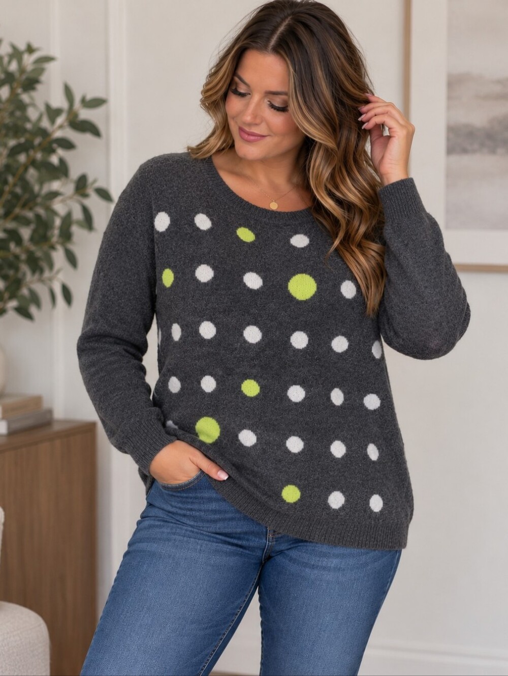Halogen Cashmere Sweater Size Large